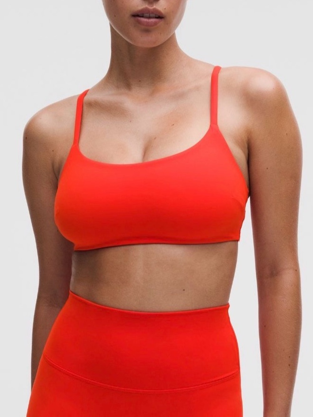Lululemon Wunder Train strappy racer back bra - light support